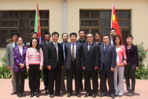 中华人民共和国驻厄立特里亚使馆祝福祖国(图