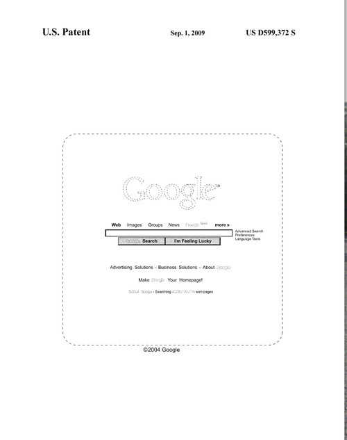 Google主页设计专利获批 其它搜索引擎或侵权