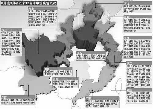 12省市暴发聚集性甲流疫情 香港H3流感致死两