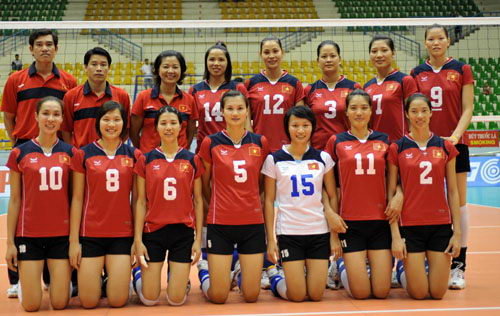 图文2009年女排亚锦赛参赛球队越南队