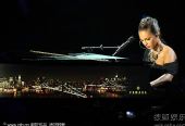 2009MTV录影带大奖 Alicia Keys自弹自唱