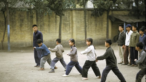 70年代体育课小学生v年代军体拳取消学籍初中被图片
