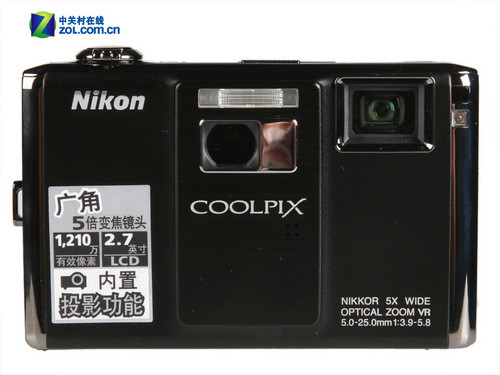 相机小面子大 投影DC尼康S1000评测首发 