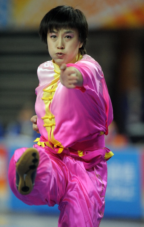 图文:全运会武术女子长拳 北京队选手刘晓蕾