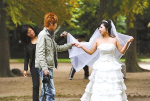 新娘拍婚纱照文字_新娘拍婚纱照前需要做什么(3)