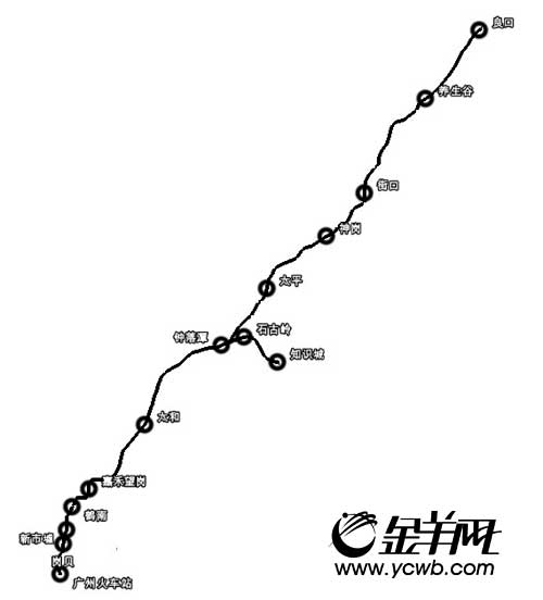 广州后年或开建地铁21号线 多条线路近年完工