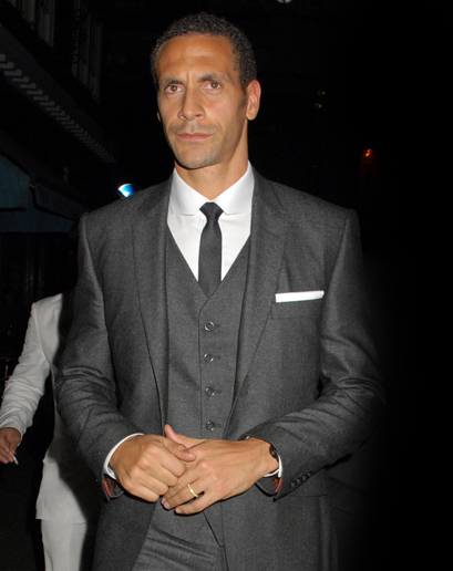 rio ferdinand 在伦敦的某俱乐部