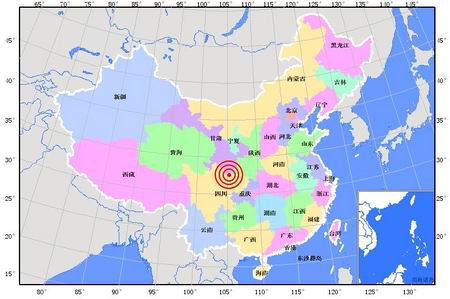 四川青川县,甘肃陇南市文县交界发生4.8级地震图片