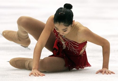 综合体育 冰雪 精彩图片 09花样滑冰大奖赛图片 花滑中国杯女单自由滑