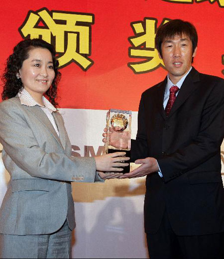 资料图:中国顶级联赛历届最佳教练 2007高洪波