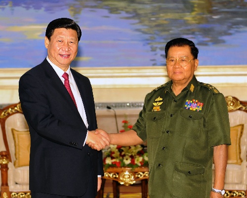 习近平会见缅甸高官 希望缅方维护中缅边境稳