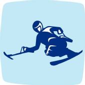 短道速滑2009-12-25 18:13图文:温哥华残疾人冬奥会项目图标 越野滑雪