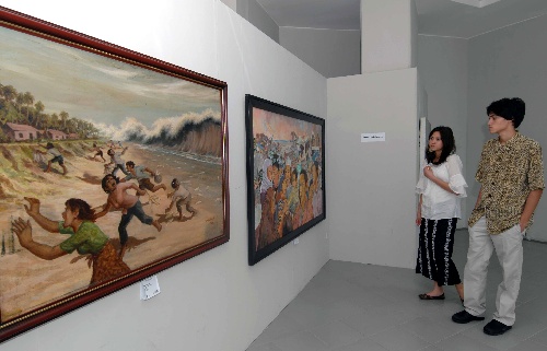 组图:印尼亚齐海啸博物馆纪念印度洋海啸遇难