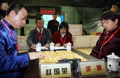 图文:象棋年终总决赛洪智胜李鸿嘉 挺进决赛