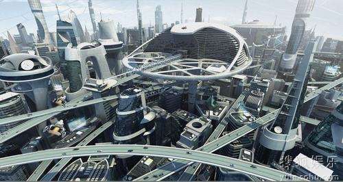 极具科幻色彩的未来城市