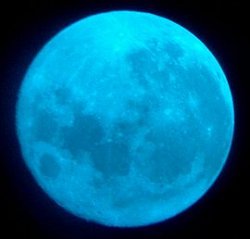 南北美州和欧洲天空将出现美丽浪漫 蓝月亮 -搜