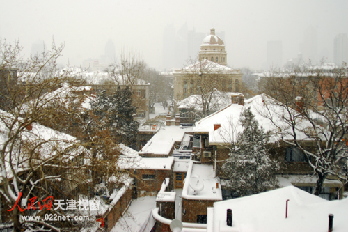 天津交管局启动降雪天气一级交通疏导预案(图)