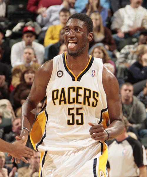 图文:[nba]魔术vs步行者 希伯特表情兴奋