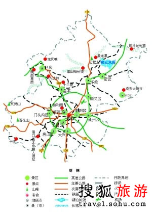 自驾路线:八达岭高速,从营城子出口,延庆县城永宁方向,南老君堂图片