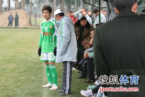 王晓龙准备上场