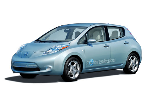 日产发布世界第一款纯电动汽车NISSAN LEAF