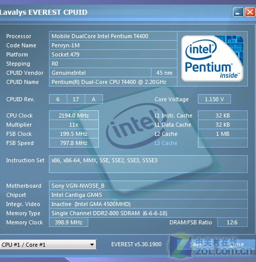 VAIO NW35E 