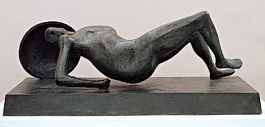 摩尔1956年的铜雕倒下的战士