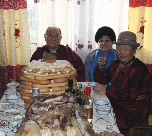 组图:蒙古国喜迎白月节初一日