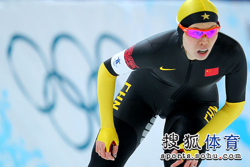 组图:速滑500米王北星摘铜 面庞清秀神态放松-搜狐体育