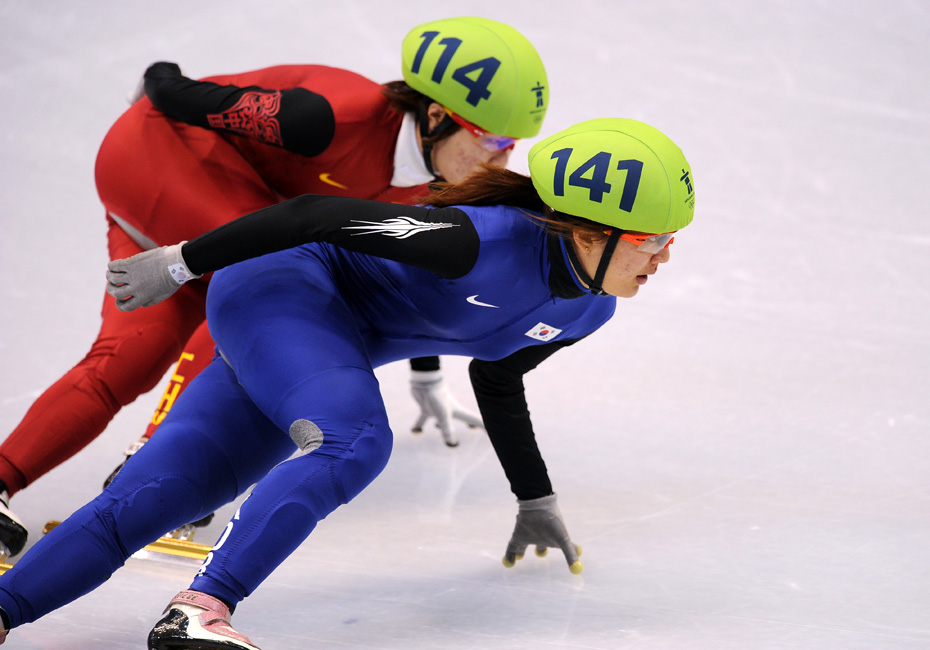 冬奥短道速滑女子1500米周洋破纪录组图