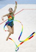 图文：艺术体操大奖赛莫斯科站 加拉耶娃在比赛