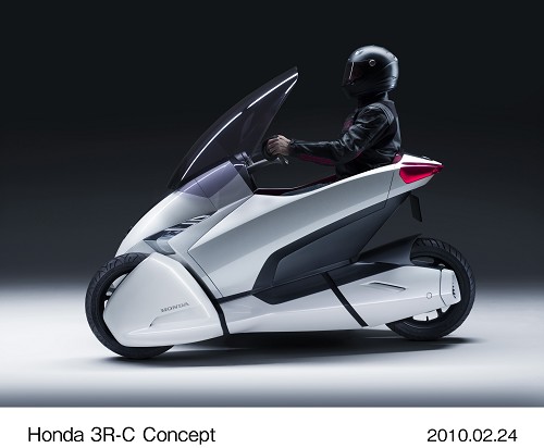日内瓦车展Honda首次展示电动三轮概念车