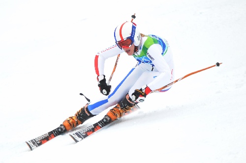 综合体育 2010温哥华冬奥会 温哥华冬奥会图片 高山滑雪女子大回转