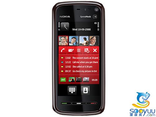 S60大屏触控时尚手机 诺基亚5800仅1770元