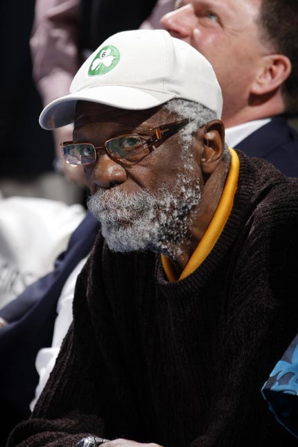 nba历史10大防守中锋拉塞尔居首穆大叔第四