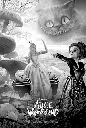 《爱丽丝梦游仙境》英文版海报