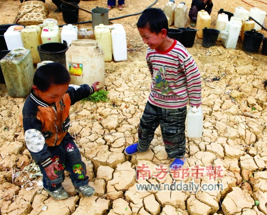 百年大旱袭击云南 农村供水基础设施滞后50年