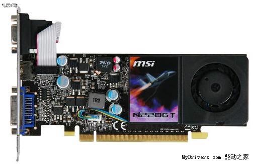 微星刀版GeForce GT 220实物、规格曝光