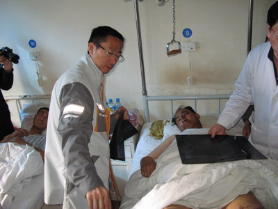 北京积水潭医院创伤骨科专家在青海辗转救援