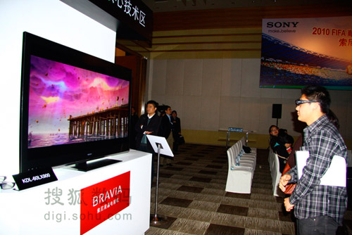 索尼发布3D LED电视 具有亮度提升防频闪功能