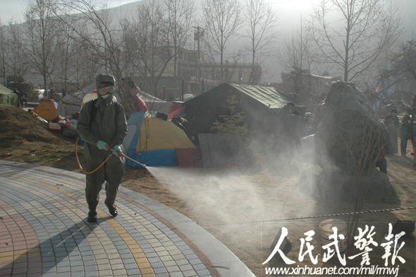 《人民武警报》报道(赵阳 郭夫坤 何礼 连日来,武警青海总队玉树