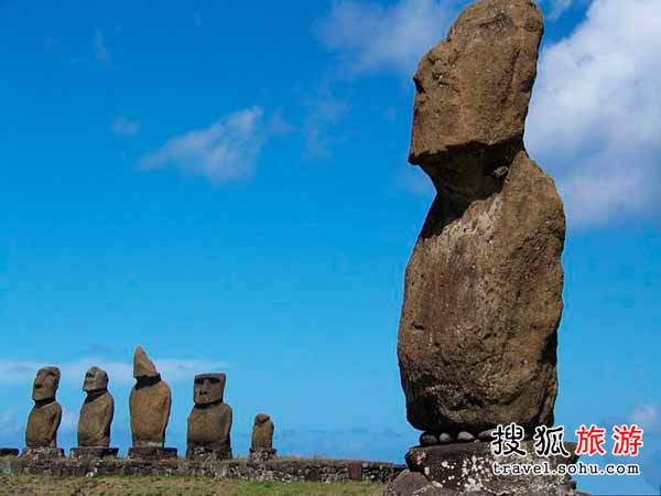 复活节岛 对话巨人石像(组图)