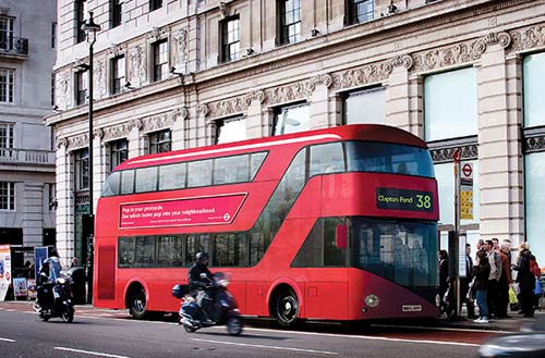 组图:英国伦敦将生产富有艺术气息的新公交车