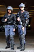 南非警方实战演习 安保工作毫不怠慢