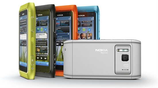 诺基亚1200万像素塞班3手机N8于8月上市