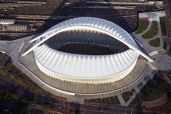 组图:南非世界杯主体育场巡礼 德班体育场