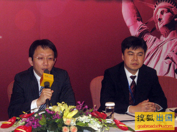 美国投资移民索尼电影项目（中国区）搜狐出国独家首发，搜狐出国专访鲲鹏国际总裁胡伟航、鲲鹏国际业务总监刘振明