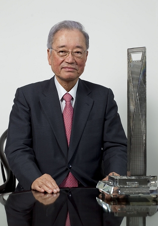 日本森大厦株式会社社长森稔.本版图片 早报记者 徐晓林