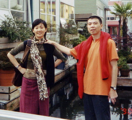 1998年，徐帆与冯小刚在温哥华