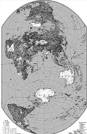 中国学者绘制新版世界地图已被权威机构采用